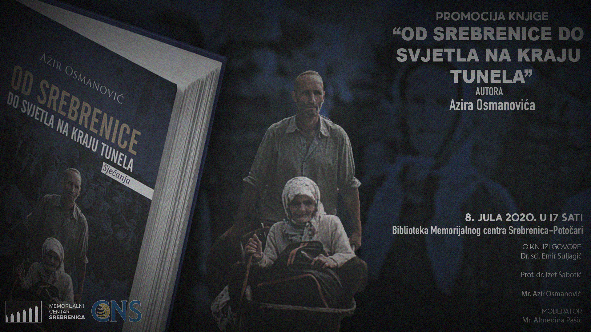 Promocija knjige "Od Srebrenice do svjetla na kraju tunela" autora Azira Osmanovića