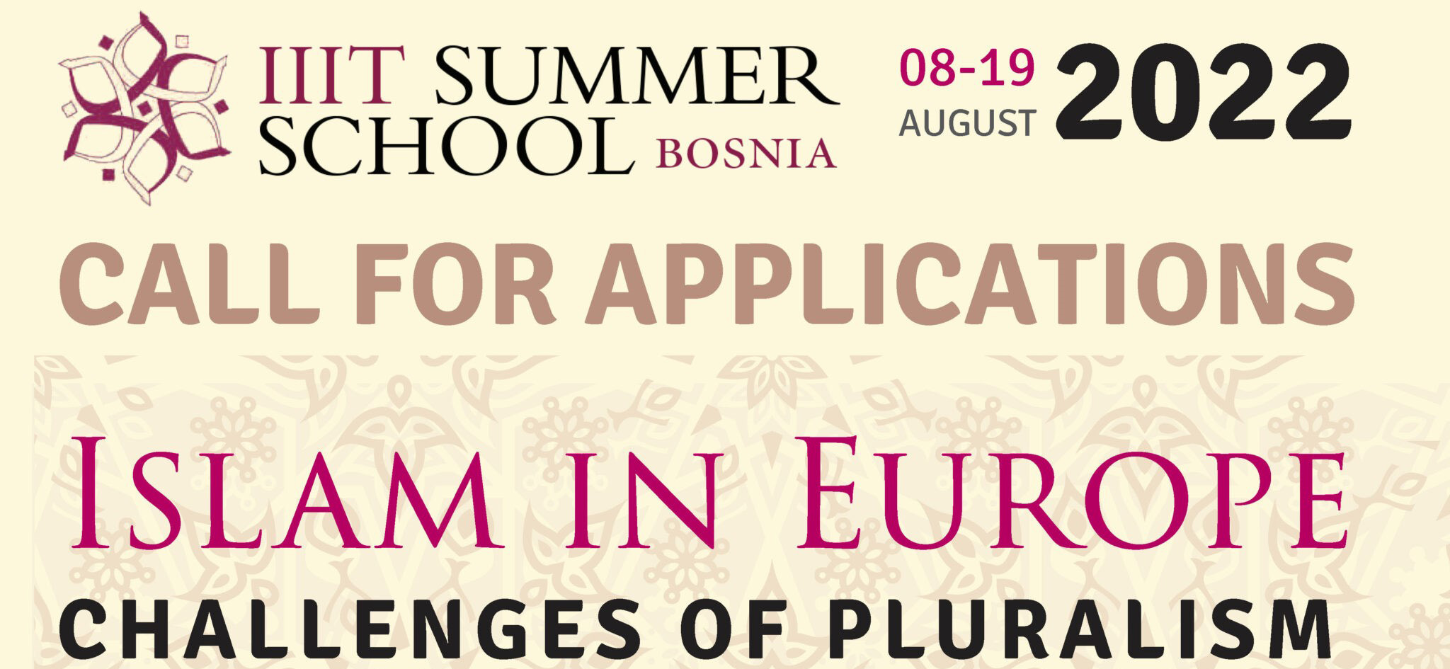 Call for Application: IIIT Summer School